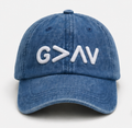 God Is Greater Than My Highs & Lows - Denim Cap (UNISEX)