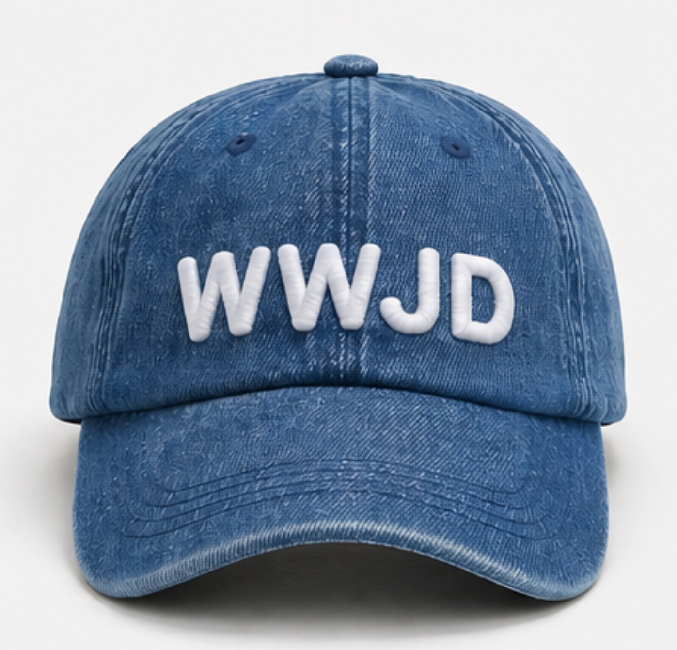 What Would Jesus Do - Denim Cap (UNISEX)