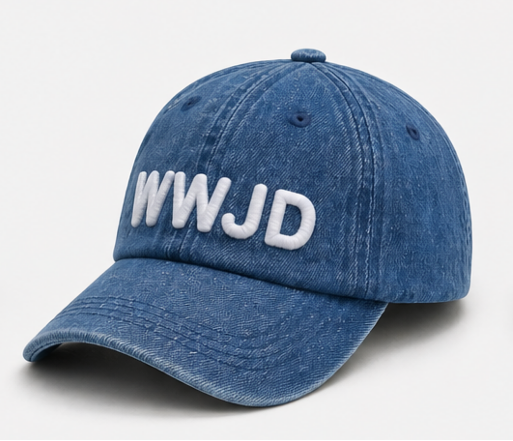 What Would Jesus Do - Denim Cap (UNISEX)